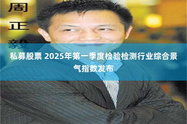 私募股票 2025年第一季度检验检测行业综合景气指数发布