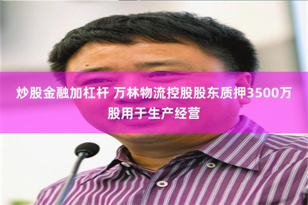 炒股金融加杠杆 万林物流控股股东质押3500万股用于生产经营
