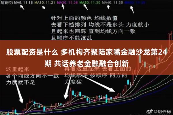 股票配资是什么 多机构齐聚陆家嘴金融沙龙第24期 共话养老金融融合创新