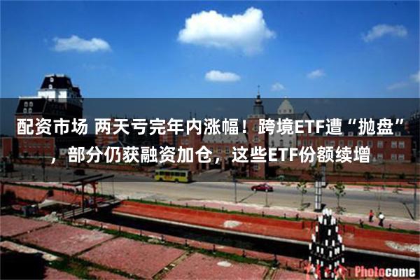 配资市场 两天亏完年内涨幅！跨境ETF遭“抛盘”，部分仍获融资加仓，这些ETF份额续增