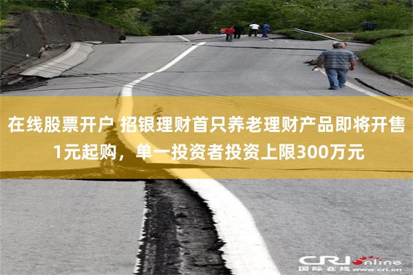 在线股票开户 招银理财首只养老理财产品即将开售 1元起购，单一投资者投资上限300万元